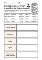 Vista previa - Hojas de trabajo - Detectius del Menjar - Portada