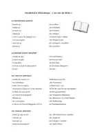 Vorschau - Arbeitsblätter - vocabulaire thématique: un sac de billes - Deckblatt