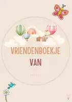 Voorbeeld - Vriendenboekje klas einde schooljaar - Voorblad