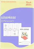 Vorschau - Fördermaterial/Inklusion - Materialpaket Lesepässe - Deckblatt