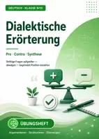Vorschau - Unterrichtsreihen - Dialektische Erörterung schreiben lernen – Übungsheft Klasse 9/10 mit Lösungen - Deckblatt