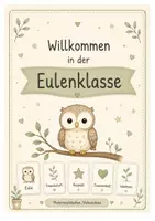 Vorschau - Arbeitsblätter - Komplettpaket - Eule - Klassentier - Deckblatt