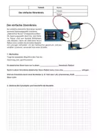 Vorschau - Arbeitsblätter - Der einfache Stromkreis einfach erklärt – Arbeitsblatt + Lösungen - Seite 1