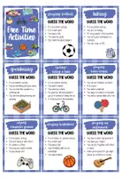 Vorschau - Spiele - Free Time Activities Guessing Game - Seite 2