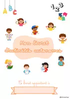 Aperçu - Fiches - Mon livret d’activités autonomes – Maternelle | Modifiable sur Canva - Page 1