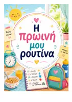 Προεπισκόπηση - Πλάνο μαθήματος / Υλικό για τον εκπαιδευτικό - Η πρωινή μου ρουτίνα πριν παω σχολείο! - Εξώφυλλο