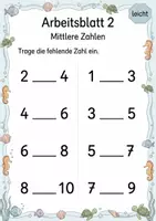 Vorschau - Arbeitsblätter - Rechnen bis 15 Klasse 1 | Materialpaket | 20 PDFs mit 100 Arbeitsblättern - Seite 3