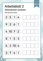 Vorschau - Arbeitsblätter - Zahlen ordnen bis 10 | Mathematik Klasse 1 | 5 Arbeitsblätter als PDF - Seite 2