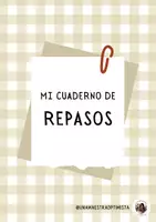 Vista previa - Hojas de trabajo - MI CUADERNO DE REPASOS - Portada