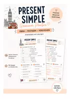Vorschau - Arbeitsblätter - Present Simple Worksheet (statements, questions, negations) - Deckblatt