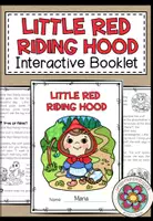 Vorschau - Arbeitsblätter - Little Red Riding Hood - Interactive Reading (A1-A2) Simple Present (+Tafelmaterial) - Deckblatt