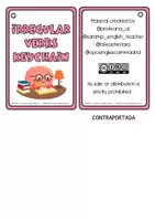 Vorschau - Bildkarten - IRREGULAR VERBS KEYCHAINS - Seite 1