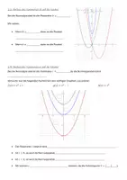Vorschau - Stundenentwürfe - Unterrichtsmaterial: Quadratische Funktionen (Arbeitsblatt + Lösungen) - Seite 3