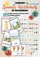 Vorschau - Fördermaterial/Inklusion - Sommer Wortschatz | Lernkarten für Vorschule und Kindergarten - Deckblatt