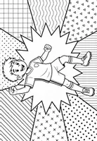 Vorschau - Arbeitsblätter - Kunst Fußball WM Pop Art Stil - Seite 3