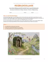 Vorschau - Arbeitsblätter - Reizbildcollage – Vom Bildausschnitt zur Fantasiewelt (Kunst Klasse 6) - Seite 2