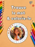 Aperçu - Apprentissages en autonomie - Feelings : Mots mêlés et activité de coloriage | SEL imprimable - Page 1