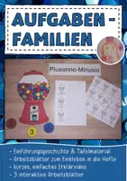 Vorschau - Arbeitsblätter - Aufgabenfamilien - Deckblatt