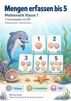 Vorschau - Arbeitsblätter - Mengen erfassen bis 5 | Mathematik Klasse 1 | 5 Arbeitsblätter als PDF - Deckblatt