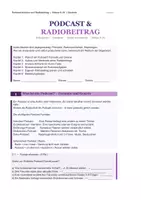 Vorschau - Arbeitsblätter - Podcast Analyse Radiobeitrag Klasse 8–10 | Formate Aufbau Radiosprache | Transkript analysieren | eigenen Beitrag schreiben | Bewertungsbogen | sofort einsetzbar | Deutsch - Deckblatt