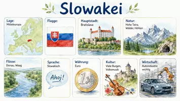 Vorschau - Arbeitsblätter - Arbeitsblatt "Slowakei" + Onlineübung & MP3 + Infografik - Seite 2