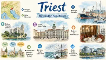 Vorschau - Arbeitsblätter - Arbeitsblätter zum Thema "Triest" + Lösung & MP3 + Infografik - Seite 3