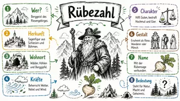 Vorschau - Arbeitsblätter - Lernposter + Arbeitsblätter zum Thema "Rübezahl" + Lösung & MP3 + Mindmap + Infografik - Seite 2