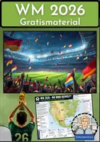 Vorschau - Arbeitsblätter - FUßBALL WM 2026 - Unterrichtsreihe mit Infotexten, Aufgaben & Lösungen (Erdkunde Sek 1) - Seite 1