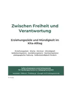 Vorschau - Arbeitsblätter - Erziehungsziele und Mündigkeit im Kita-Alltag - Deckblatt