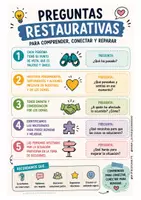 Vista previa - Unidades / Secuencias / Situaciones de Aprendizaje - PREGUNTAS RESTAURATIVAS CASTCAT - Portada