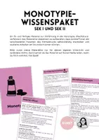 Vorschau - Experimente - Monotypie-Wissenspaket, Druckgrafik, SEK I und SEK II - Deckblatt