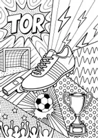 Vorschau - Mal- und Bastelvorlagen - Fußball-WM 2026: Pop Art-Kunst (Malvorlagen) - Seite 3
