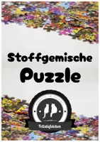 Vorschau - Spiele - differenzierte Puzzle mit Selbstkontrolle - Stoffgemische - Stoffe mischen - Deckblatt
