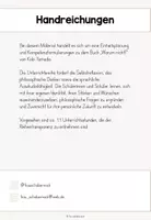 Vorschau - Unterrichtsreihen - Warum nicht? - Einheitsplanung & Kompetenzen - Seite 1