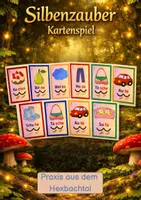 Vorschau - Spiele - Silbenzauber Kartenspiel ♥️ Silben KÖRPERLICH verankern - Deckblatt