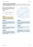 Vorschau - Arbeitsblätter - Analysis Anwendung (4. Grad): Verformung eines Gummibandes - Seite 1