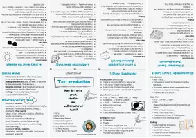 Vorschau - Arbeitsblätter - Text Production Phrases - Ein Leporello als Spickzettel - Seite 1
