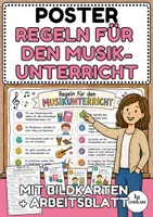 Vorschau - Arbeitsblätter - Zum Schulstart: "Regeln für den Musikunterricht" - Musik Jg. 1-6 - Deckblatt