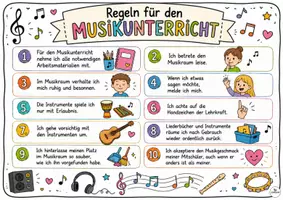 Vorschau - Arbeitsblätter - Zum Schulstart: "Regeln für den Musikunterricht" - Musik Jg. 1-6 - Seite 2