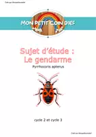 Aperçu - Préparation de séance / Séance complète - Sujet d'étude sur le gendarme Monpetitcoindief - Page de couverture
