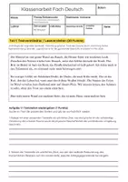 Vorschau - Arbeitsblätter - Trümmerliteratur Gedichtanalyse Klassenarbeit Deutsch Oberstufe - Seite 1