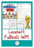 Vorschau - Arbeitsblätter - Leseheft Fußball-WM - Deckblatt