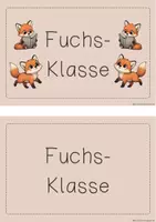 Vorschau - Poster - Klassenschild für deine Fuchs-Klasse - Seite 3