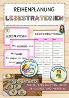 Vorschau - Unterrichtsreihen - Materialpaket: Lesestrategien - Unterrichtsreihe, UB-Stunde und Material - Deckblatt