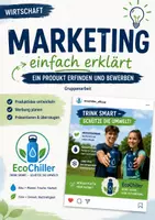 Vorschau - Arbeitsblätter - Marketing einfach erklärt – Ein Produkt erfinden und bewerben - Deckblatt