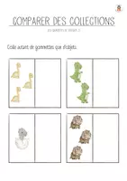 Aperçu - Feuilles d'exercices - 43. fichier construire des collections - Les dinos 2026 - Page 1
