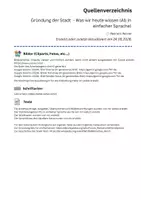 Vorschau - Arbeitsblätter - Gründung der Stadt Rom (Arbeitsbogen in Einfacher Sprache) - Seite 3
