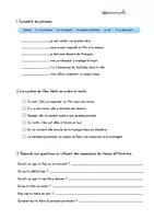 Vista previa - Hojas de trabajo - Les expressions de temps - texte + activités - página 3