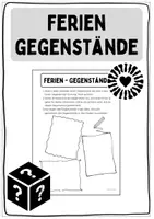 Vorschau - Arbeitsblätter - Materialpaket: Ferienrückblick - Seite 1