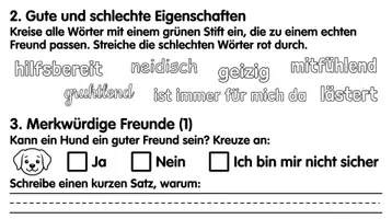 Vorschau - Arbeitsblätter - Freundschaft - Arbeitsheft Ethik Klasse 2 - Seite 3